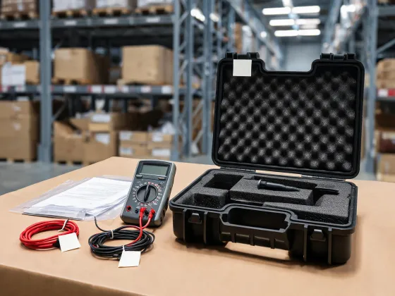 Packed industrial multimeter shipment