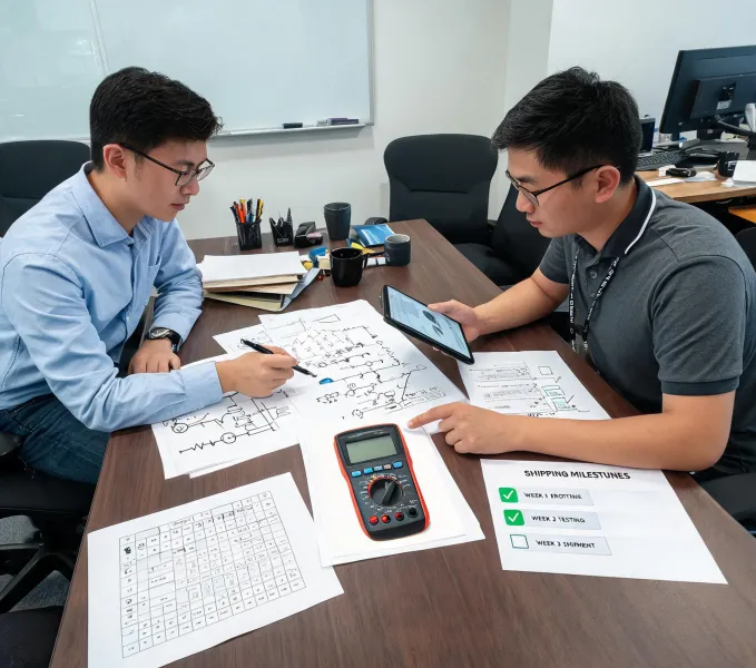 Multimeter project support review table